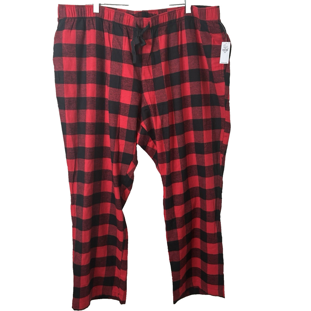 Old Navy NWT Women's Red & Black Plaid Flannel Holiday Pajama Pants Size XXL
